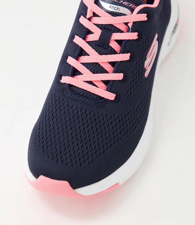 SKECHERS WOMENS ARCH FIT BIG APPEAL - NAVY CORAL - Image 4