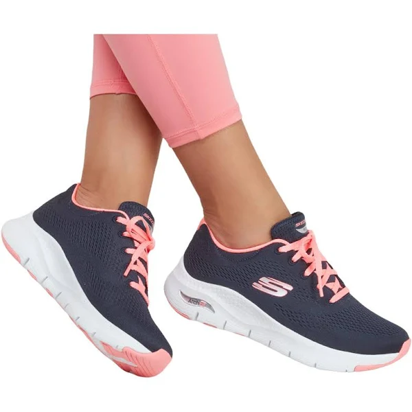 SKECHERS WOMENS ARCH FIT BIG APPEAL - NAVY CORAL - Image 5