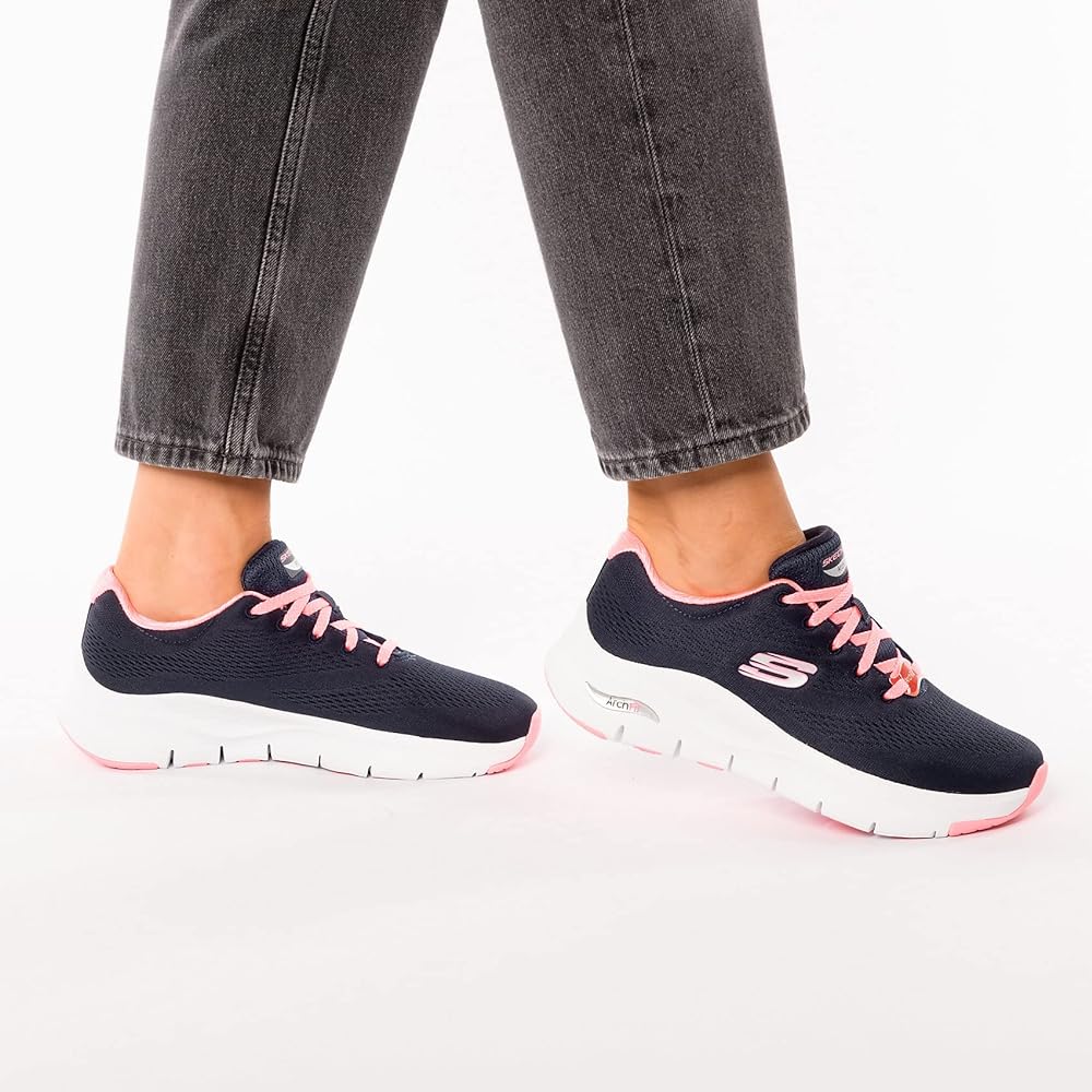 SKECHERS WOMENS ARCH FIT BIG APPEAL - NAVY CORAL - Image 9