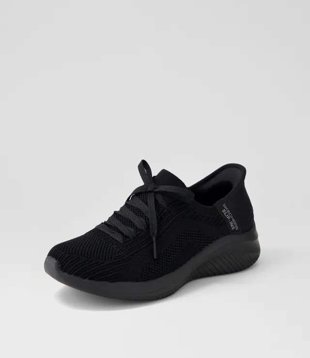 SKECHERS WOMENS ULTRA FLEX 3.0 BRILLIANT PATH - BLACK - Image 2