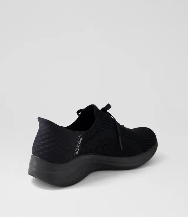 SKECHERS WOMENS ULTRA FLEX 3.0 BRILLIANT PATH - BLACK - Image 3