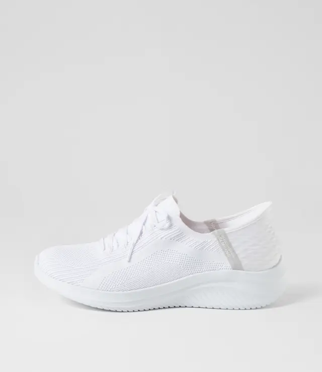 SKECHERS WOMENS ULTRA FLEX 3.0 BRILLIANT PATH - WHITE