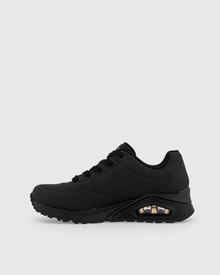 SKECHERS WOMENS UNO STAND ON AIR - BLACK - Image 13