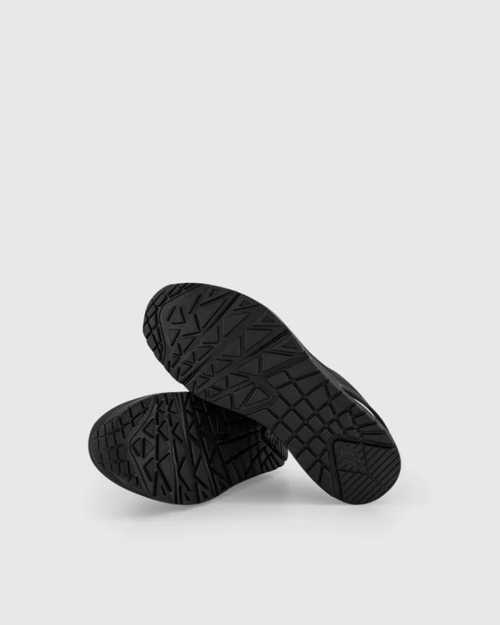 SKECHERS WOMENS UNO STAND ON AIR - BLACK - Image 11