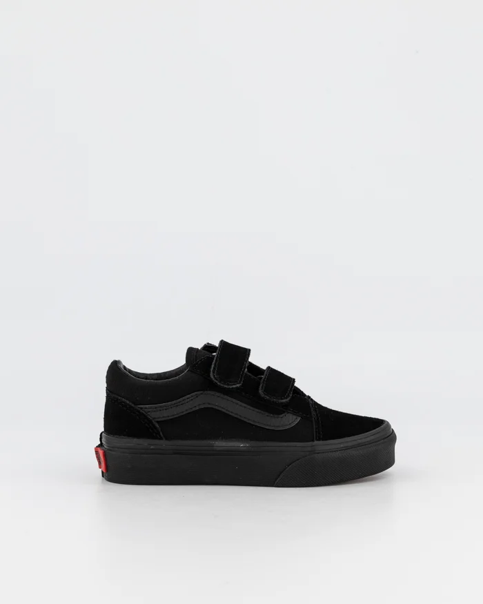 VANS KIDS OLD SKOOL VELCRO - BLACK BLACK