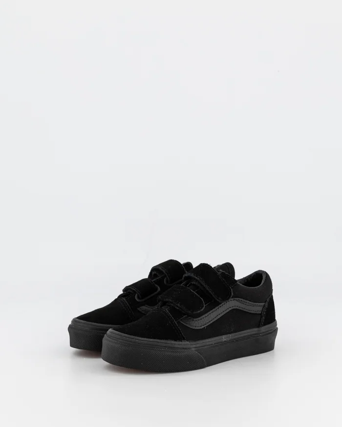 VANS KIDS OLD SKOOL VELCRO - BLACK BLACK - Image 8