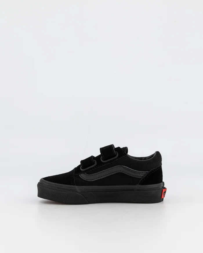 VANS KIDS OLD SKOOL VELCRO - BLACK BLACK - Image 3