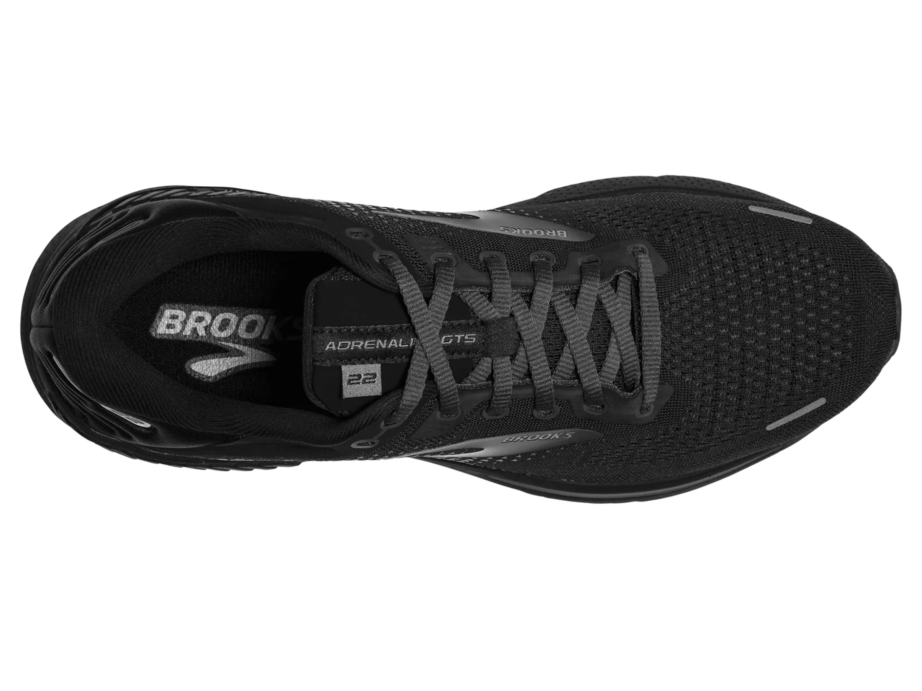BROOKS MENS ADRENALINE GTS 22 - BLACK - Image 4