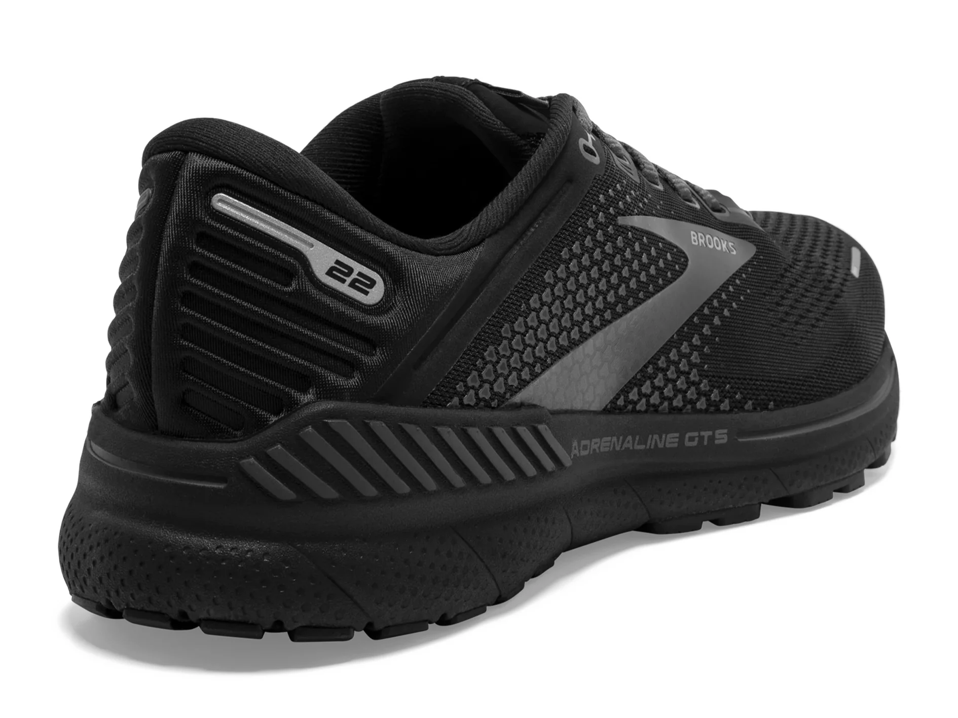 BROOKS MENS ADRENALINE GTS 22 - BLACK - Image 5