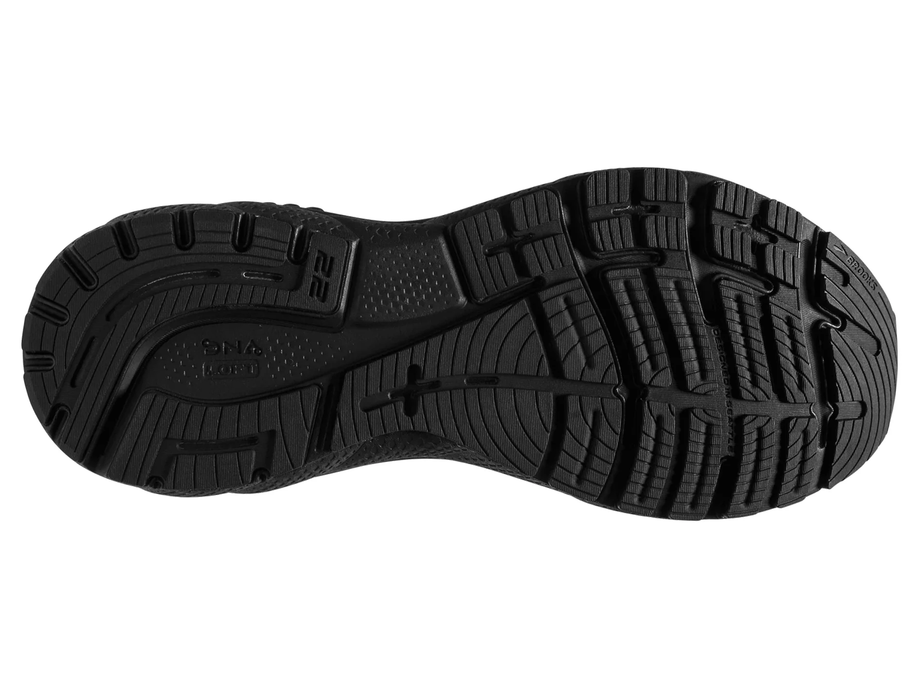 BROOKS MENS ADRENALINE GTS 22 - BLACK - Image 7