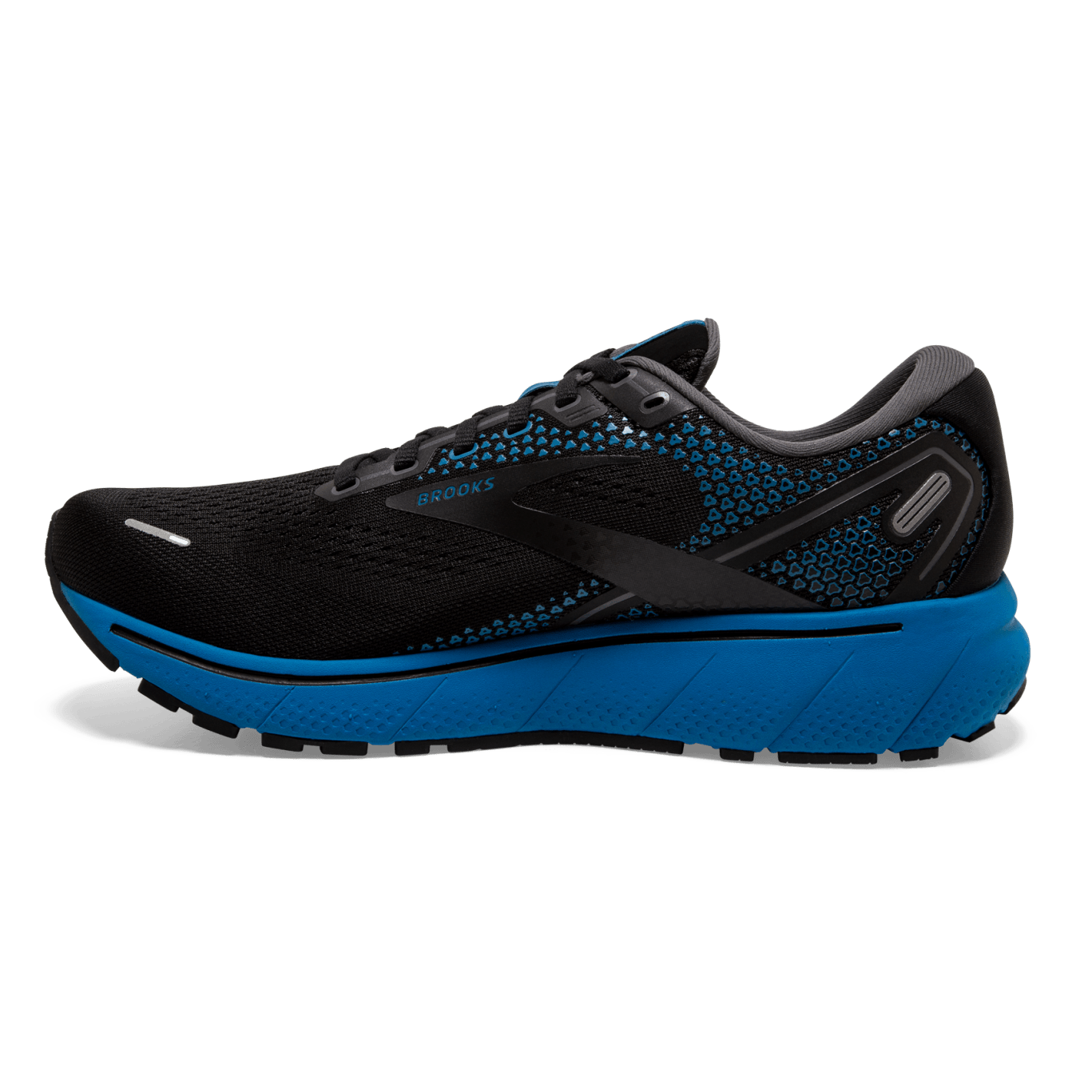 BROOKS MENS GHOST 14 - BLACK BLACKENED PEARL BLUE - Image 4