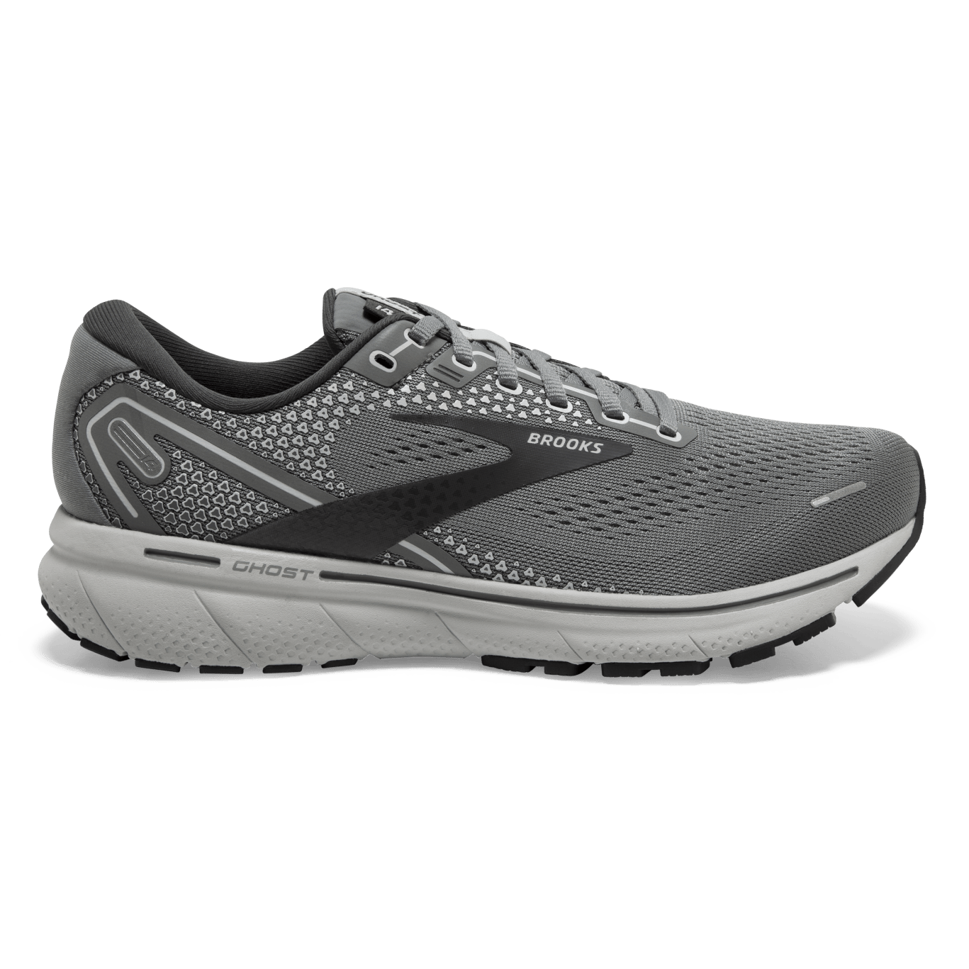 BROOKS MENS GHOST 14 - GREY ALLOY OYSTER