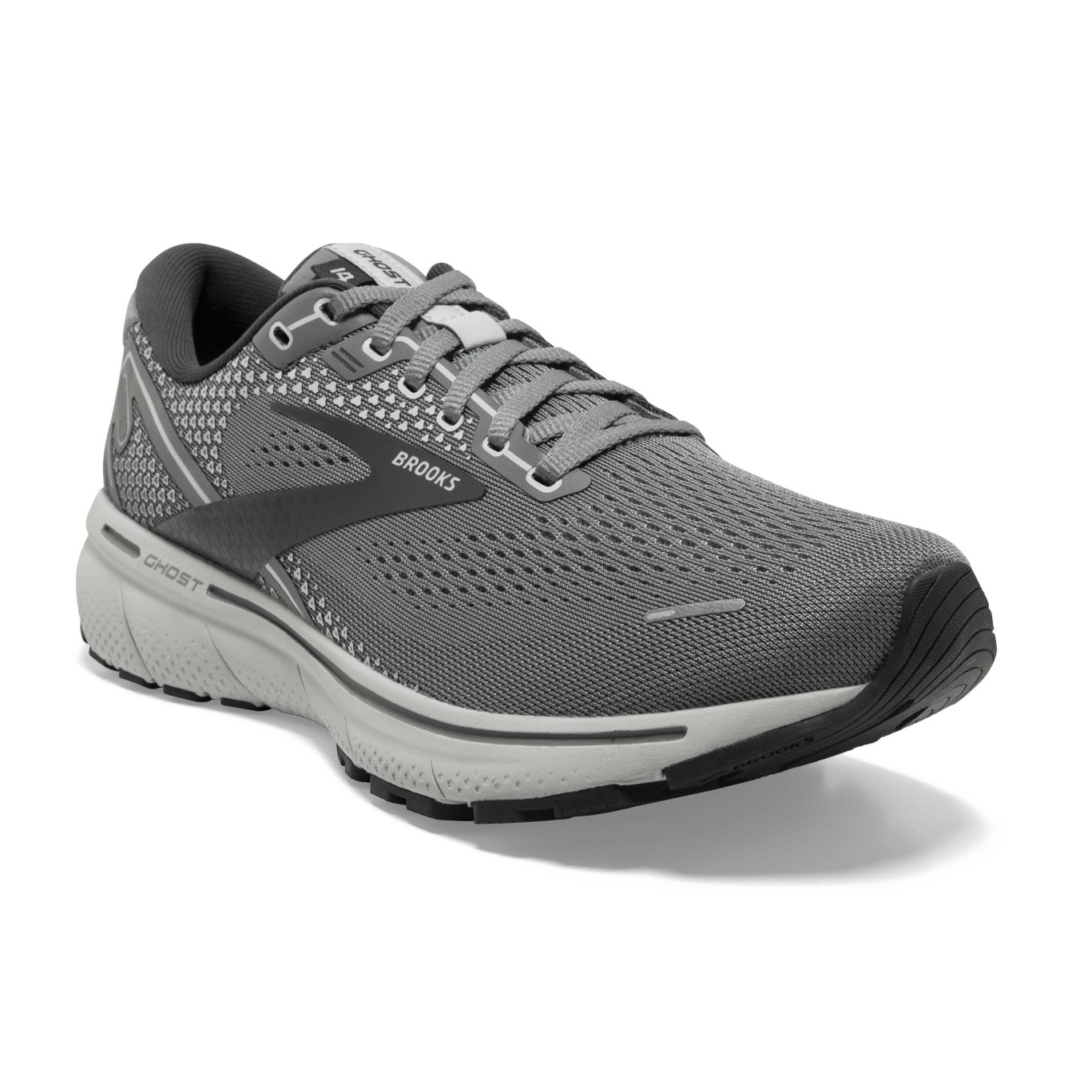 BROOKS MENS GHOST 14 - GREY ALLOY OYSTER - Image 5