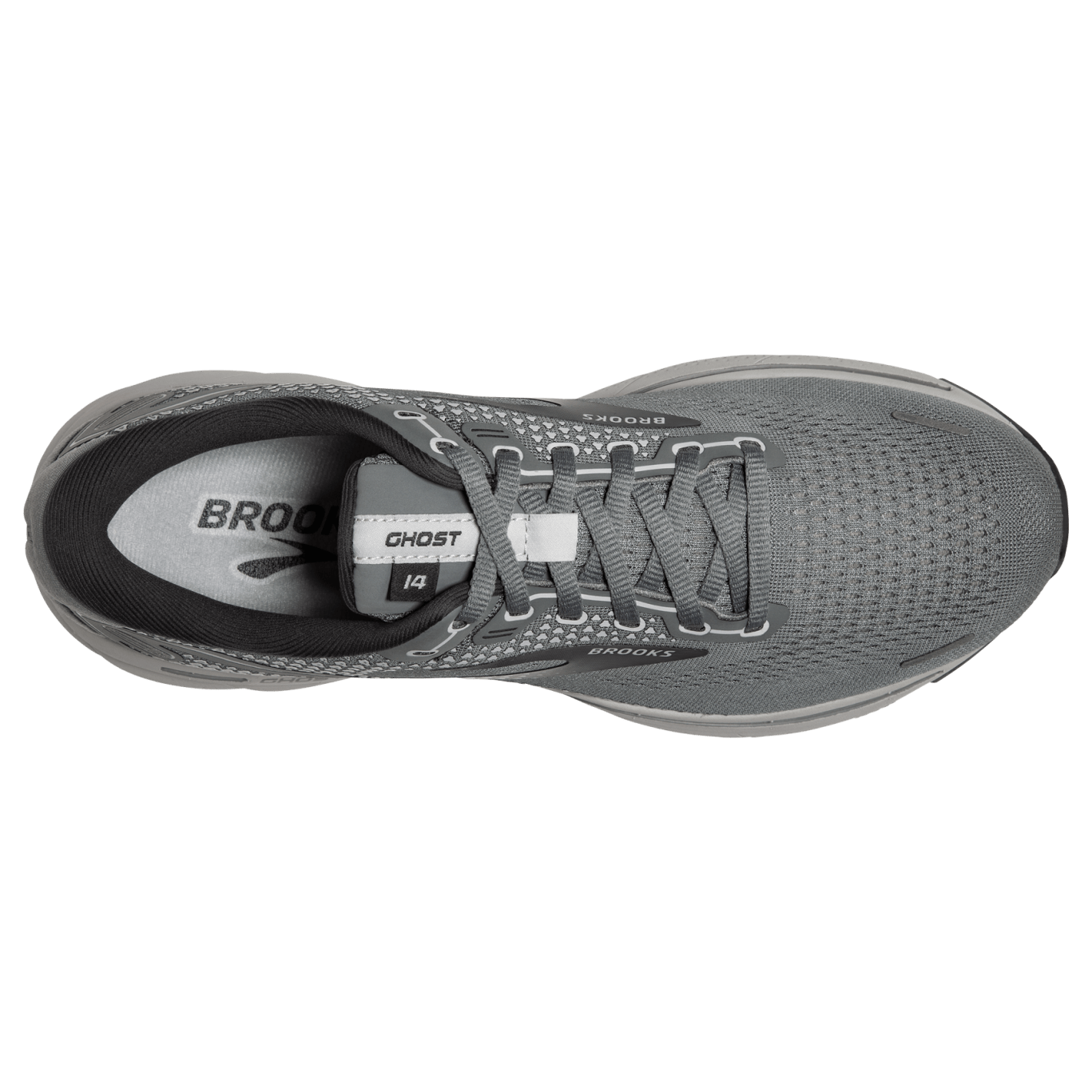 BROOKS MENS GHOST 14 - GREY ALLOY OYSTER - Image 6