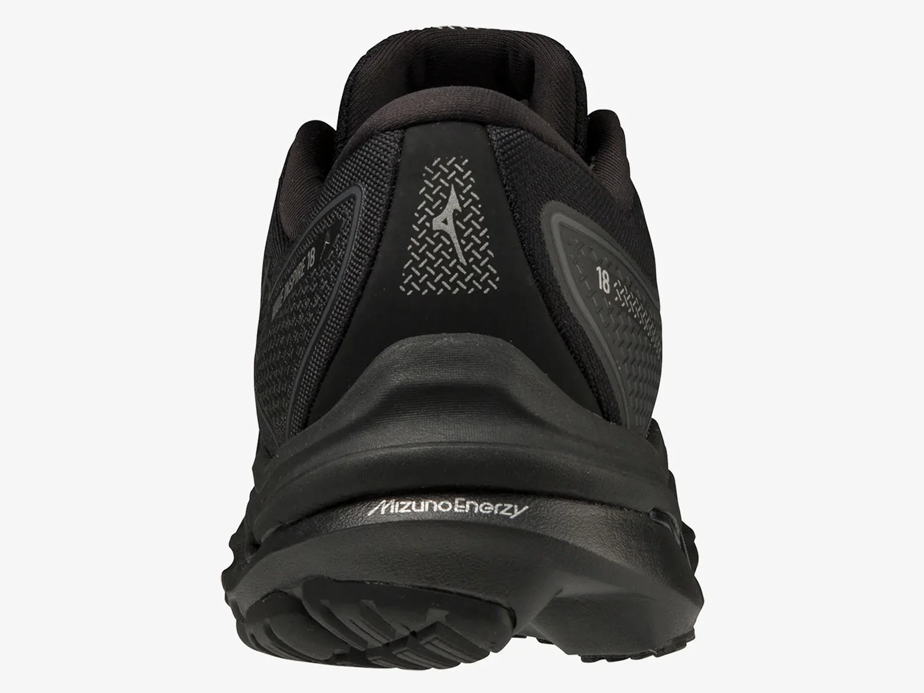 MIZUNO MENS WAVE INSPIRE 18 - BLACK - Image 9