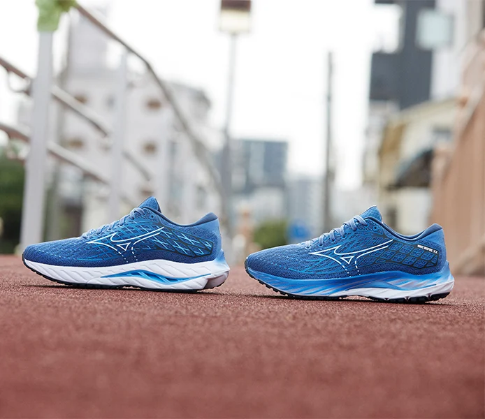 MIZUNO MENS WAVE INSPIRE 20 - FEDERAL BLUE WITH ALASKAN BLUE - Image 12