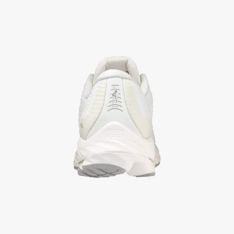 MIZUNO WOMENS WAVE RIDER 26 SSW - SNOW WHITE WHITE - Image 8