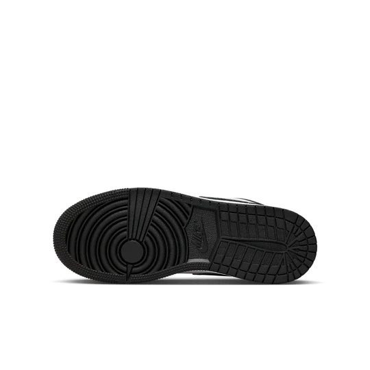 NIKE KIDS AIR JORDAN 1 LOW (GS) - WHITE BLACK WHITE - Image 6