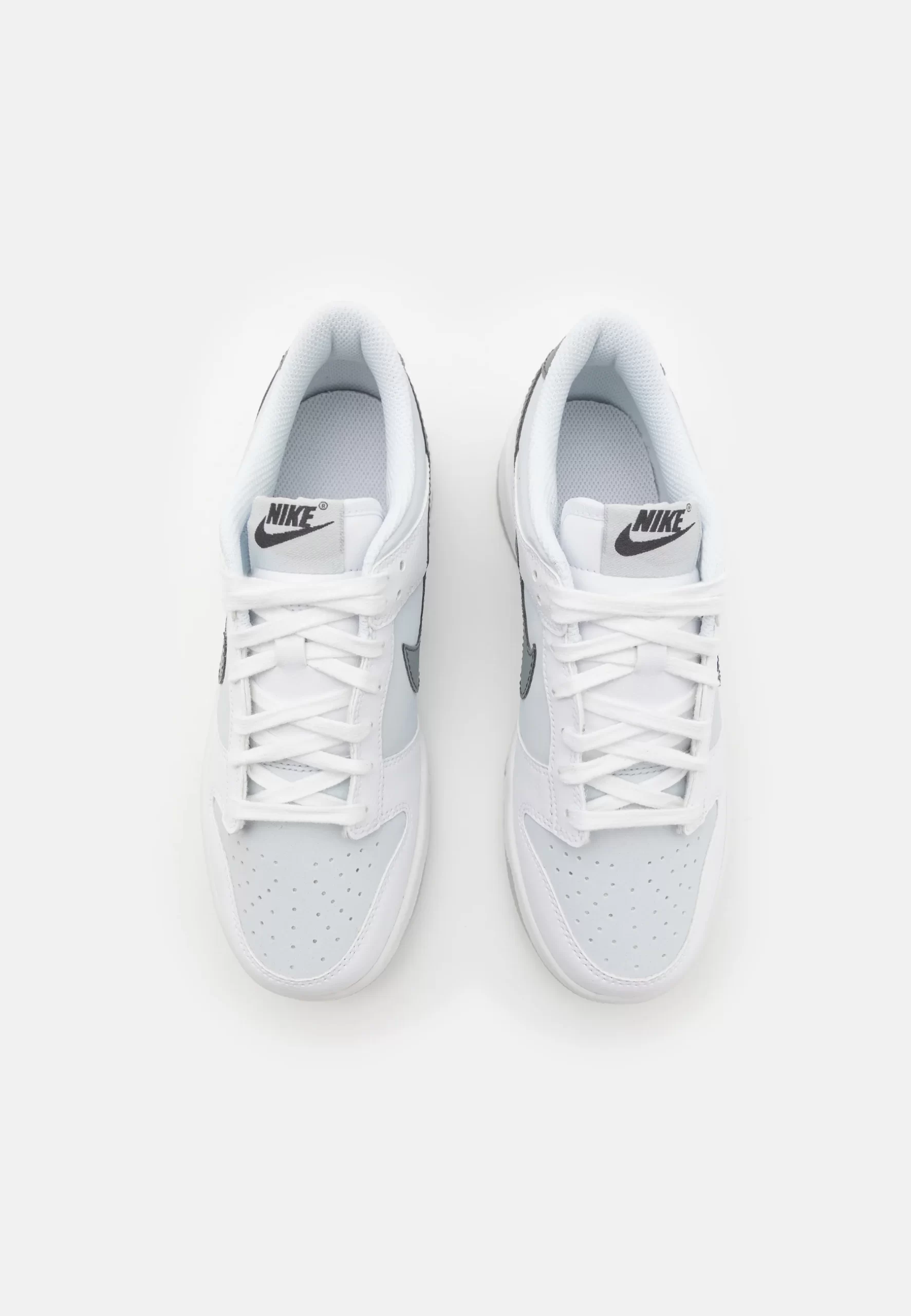 NIKE KIDS NIKE DUNK LOW GS - WHITE SMOKE GREY PURE PLATINUM - Image 6