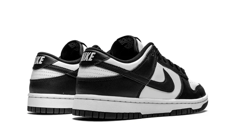 NIKE KIDS NIKE DUNK LOW "PANDA" (GS) - WHITE BLACK WHITE - Image 3
