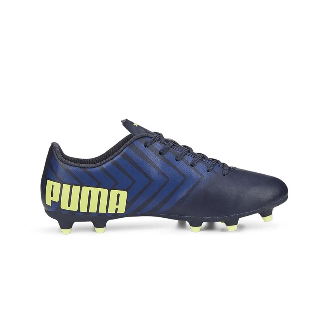 PUMA KIDS TACTO II FGAG JR - PARISIAN NIGHT FRESH YELLOW BLAZING BLUE - Image 3