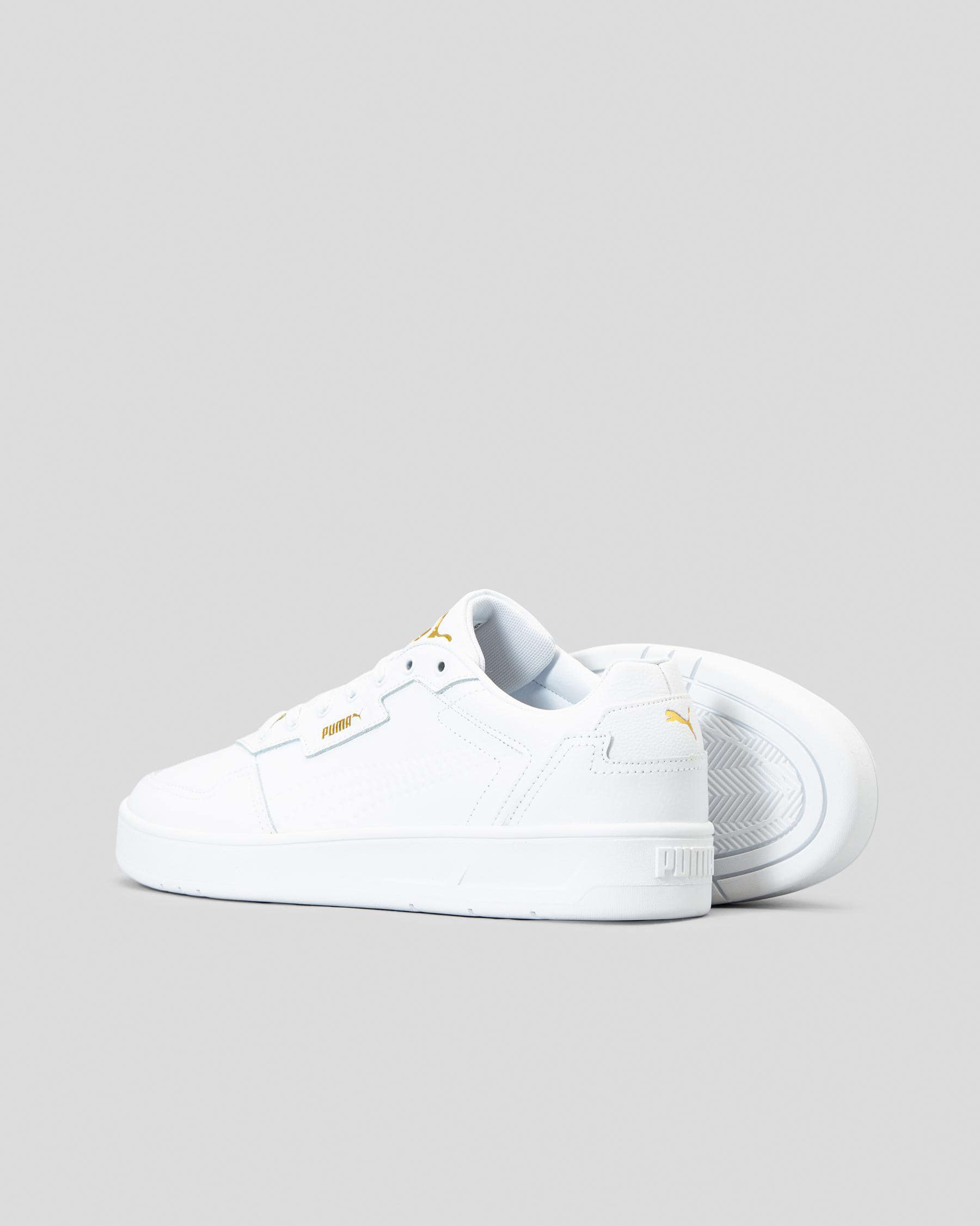 PUMA MENS COURT CLASSIC - WHITE GOLD - Image 4