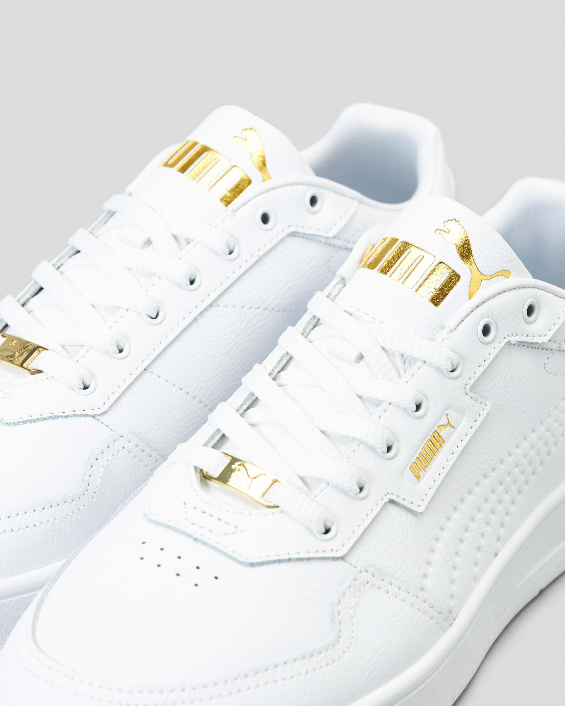 PUMA MENS COURT CLASSIC - WHITE GOLD - Image 5