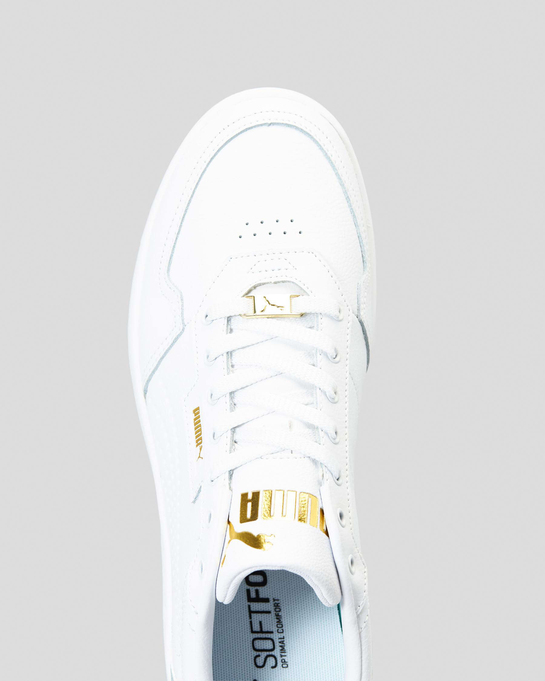 PUMA MENS COURT CLASSIC - WHITE GOLD - Image 6