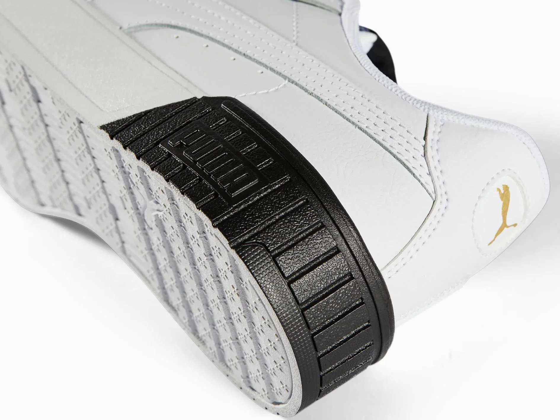 PUMA WOMENS CARINA 2.0 - WHITE PUMA TEAM GOLD BLACK - Image 7