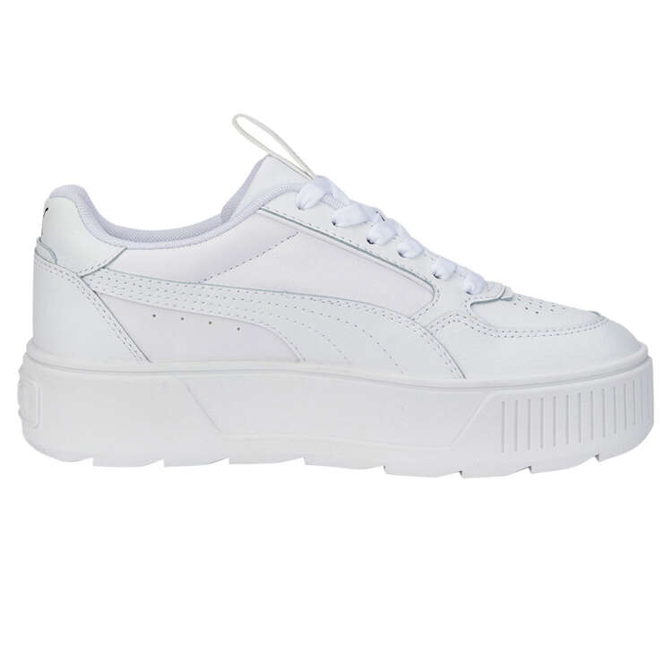 PUMA WOMENS KARMEN REBELLE - PUMA WHITE PUMA WHITE - Image 6