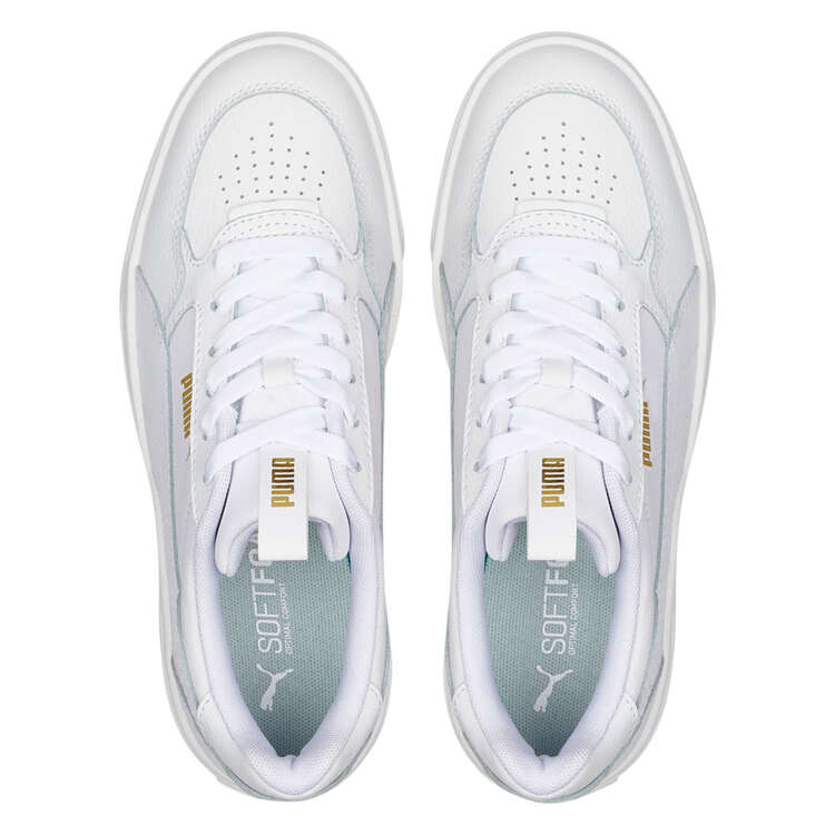 PUMA WOMENS KARMEN REBELLE - PUMA WHITE PUMA WHITE - Image 4