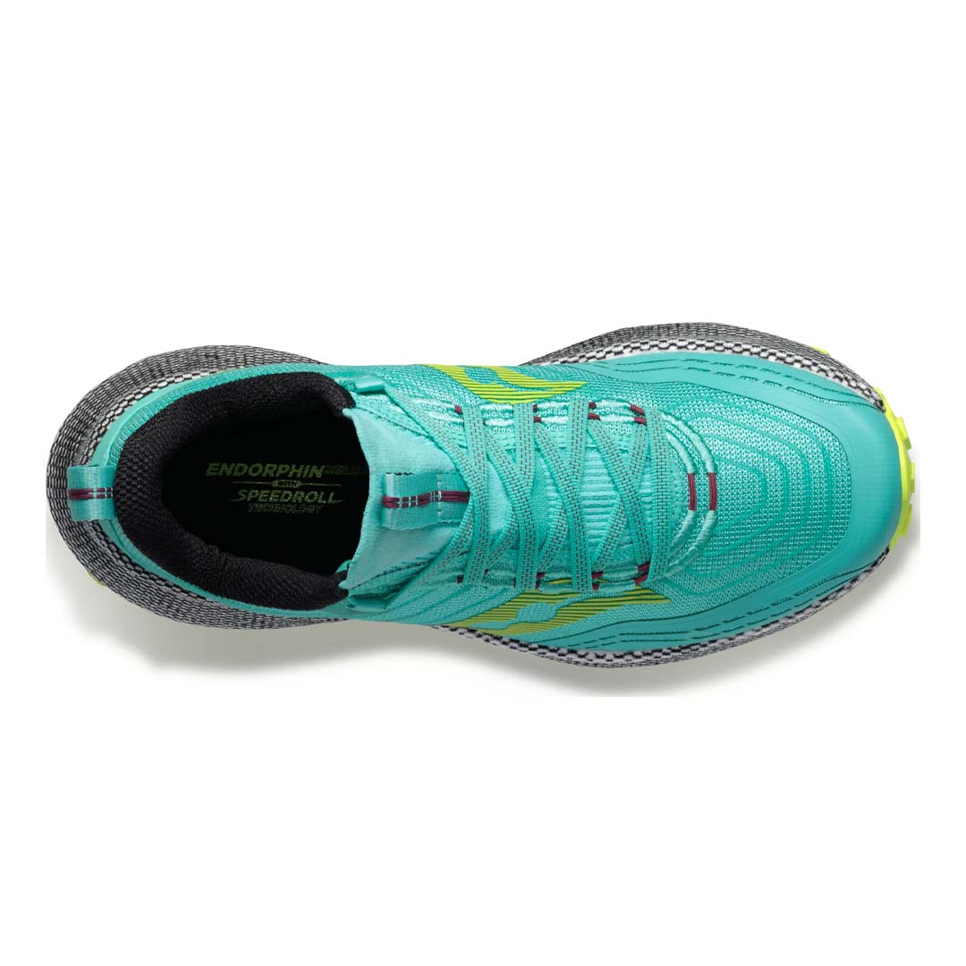 SAUCONY WOMENS ENDORPHIN TRAIL - COOL MINT ACID - Image 3