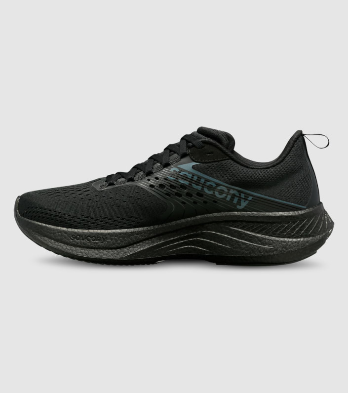 SAUCONY WOMENS RIDE 17 - TRIPPLE BLACK - Image 3