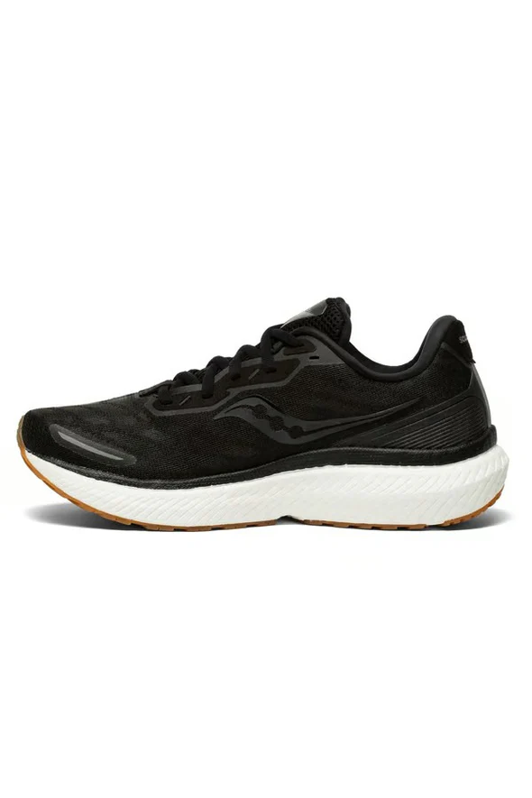 SAUCONY WOMENS TRIUMPH 19 - BLACK GUM - Image 3