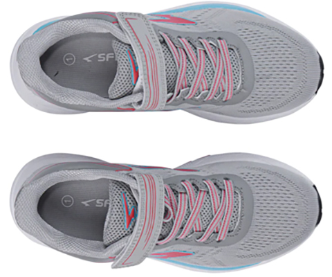 SFIDA KIDS HOVER G V VELCRO STRAP - LT GREY CORAL AQUA - Image 4