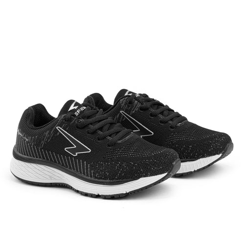 SFIDA KIDS VERTEX LACE UP ATHLETIC SHOES - BLACK SILVER - Image 2