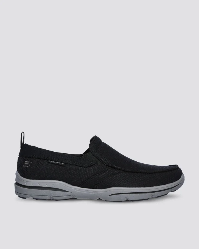 SKECHERS MENS HARPER WALTON - BLACK