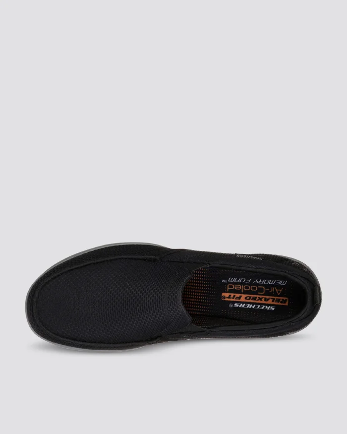 SKECHERS MENS HARPER WALTON - BLACK - Image 3