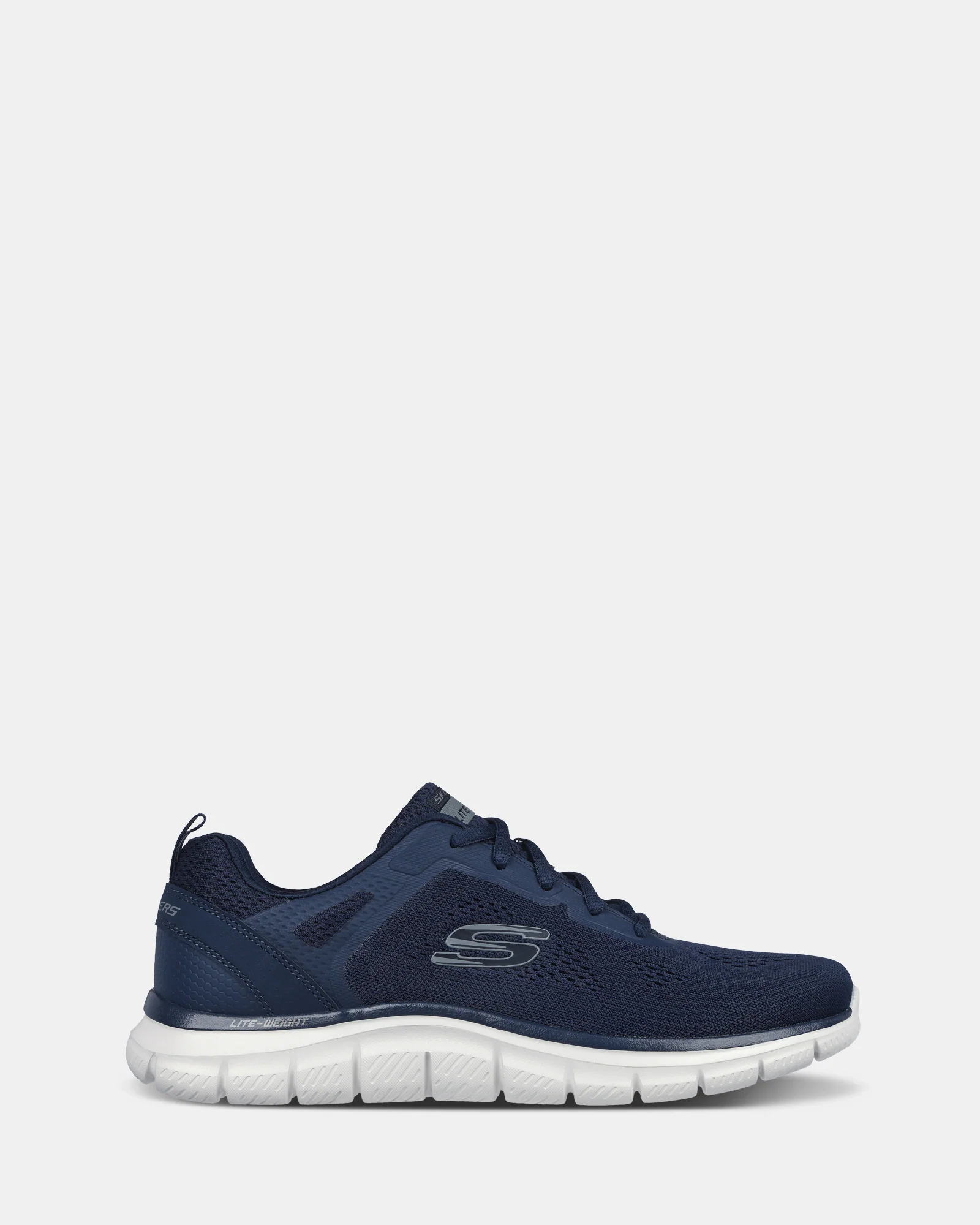 SKECHERS MENS TRACK BROADER - NAVY