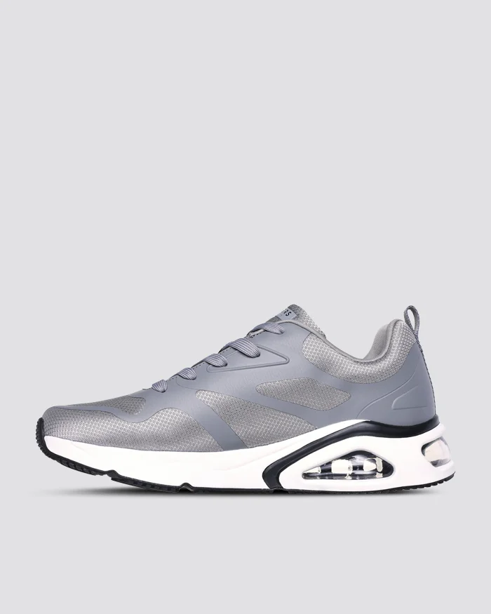 SKECHERS MENS TRES AIR UNO REVOLUTION AIRY - GRAY - Image 3