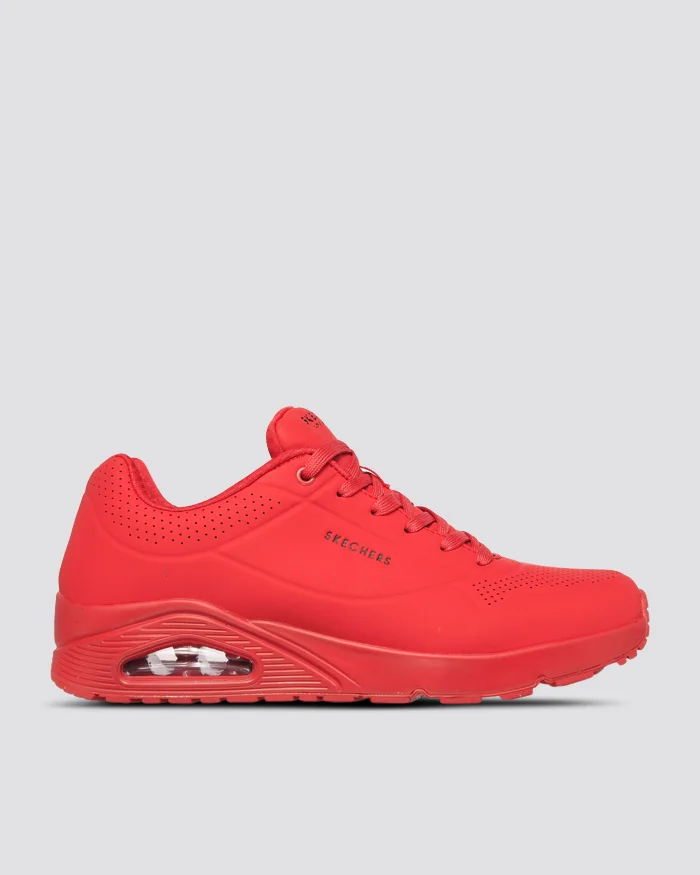 SKECHERS MENS UNO STAND ON AIR - RED