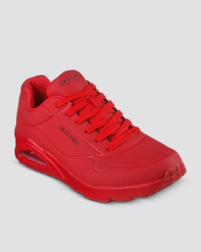 SKECHERS MENS UNO STAND ON AIR - RED - Image 2