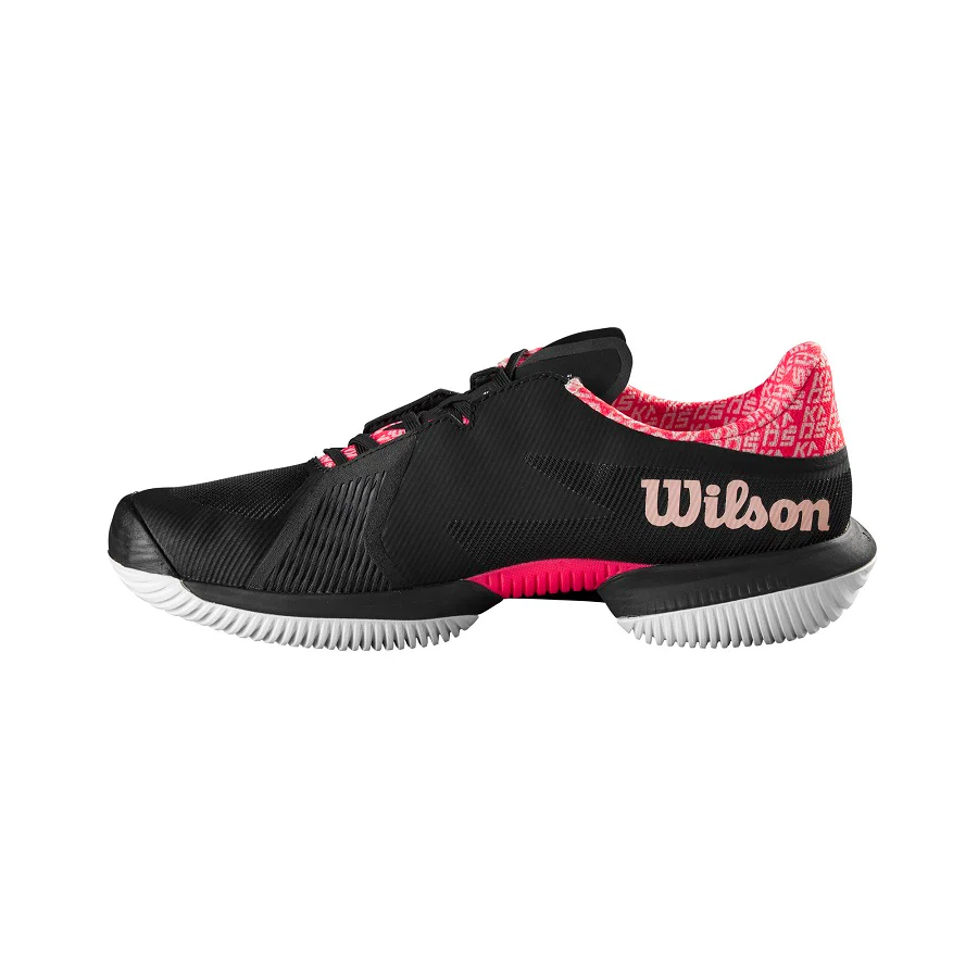 WILSON WOMENS KAOS SWIFT 1.5W - BLACK PHANTOM DIVA PINK - Image 2