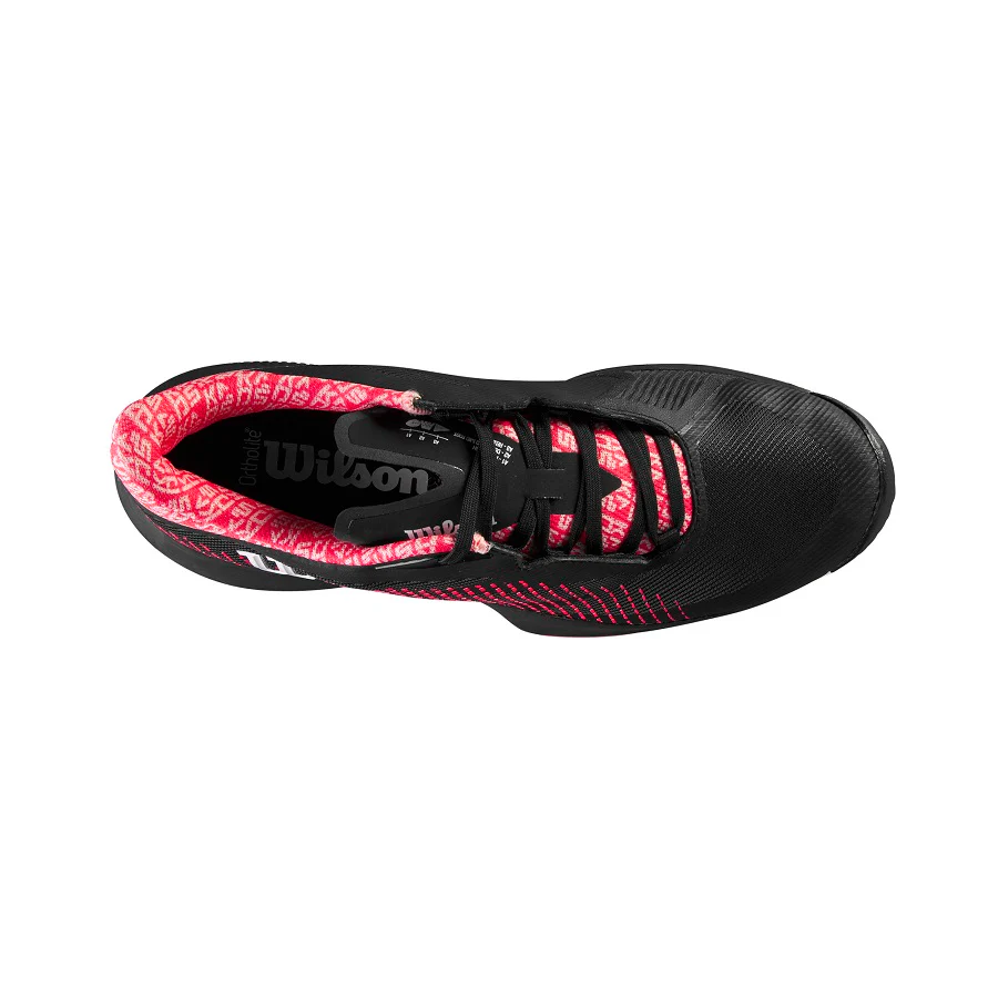 WILSON WOMENS KAOS SWIFT 1.5W - BLACK PHANTOM DIVA PINK - Image 4